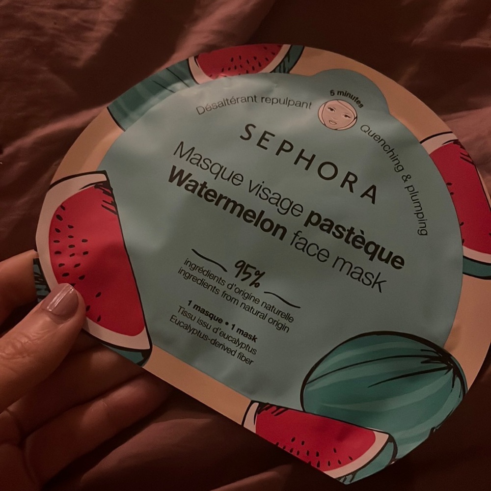Sephora Watermelon face mask single